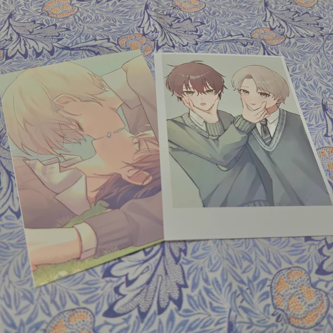 @hpsearataki 
ネップリさせていただきました!!
しらたきさんの描かれるアルスコ繊細で可愛くて大好きです😭🫶🏻
これからも密かに楽しみにしております…🩵 