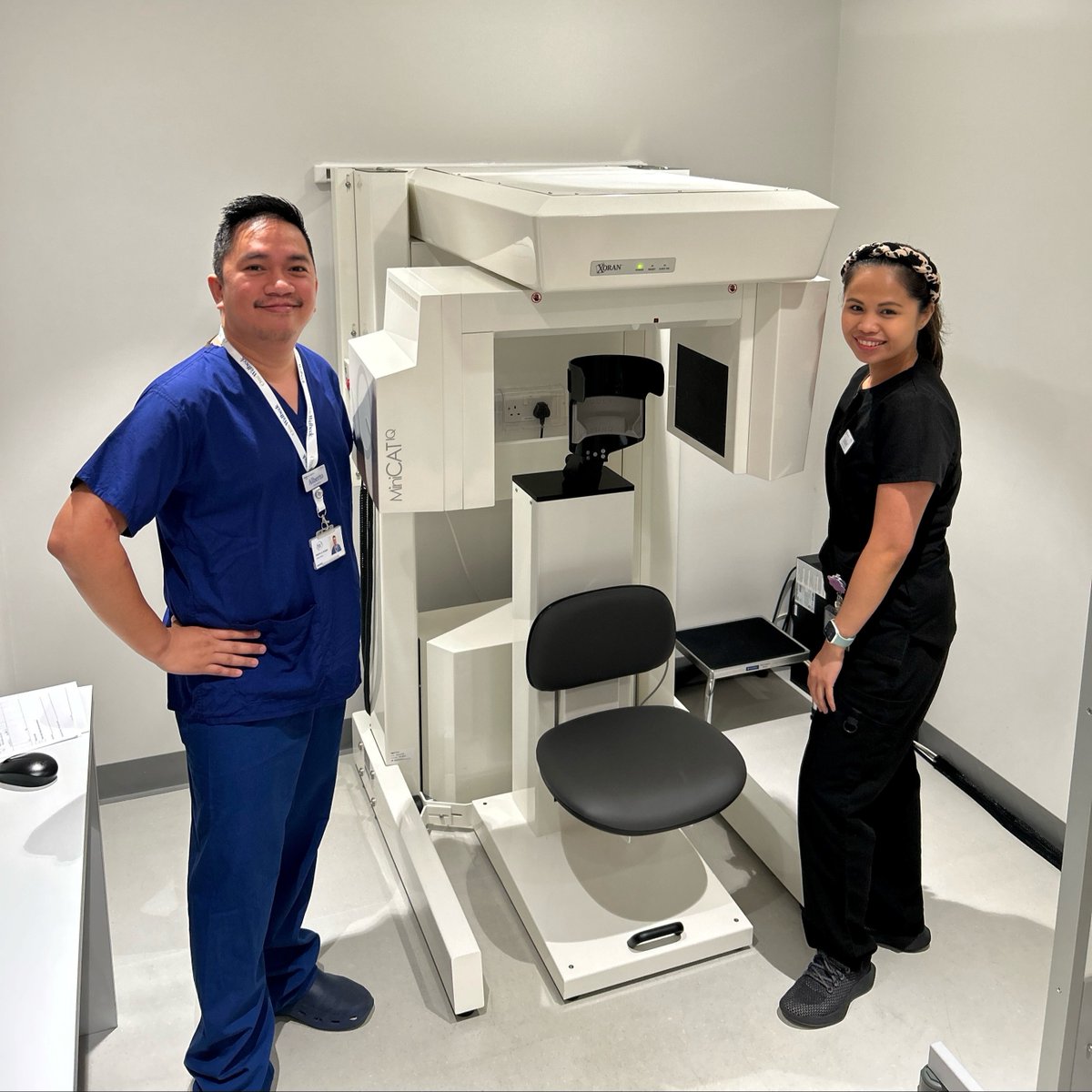 DpMedical's tweet photo. We recently installed our first @XoranTech MiniCAT CBCT scanner at @one_welbeck Hospital in #London. We're thrilled to see the cone beam scanner in use and the positive impact it's having on patient care. #xoran #cbct #ent #sinus #pointofcare #medicaldevice #temporalbone https://t.co/8Fcv10rp1z