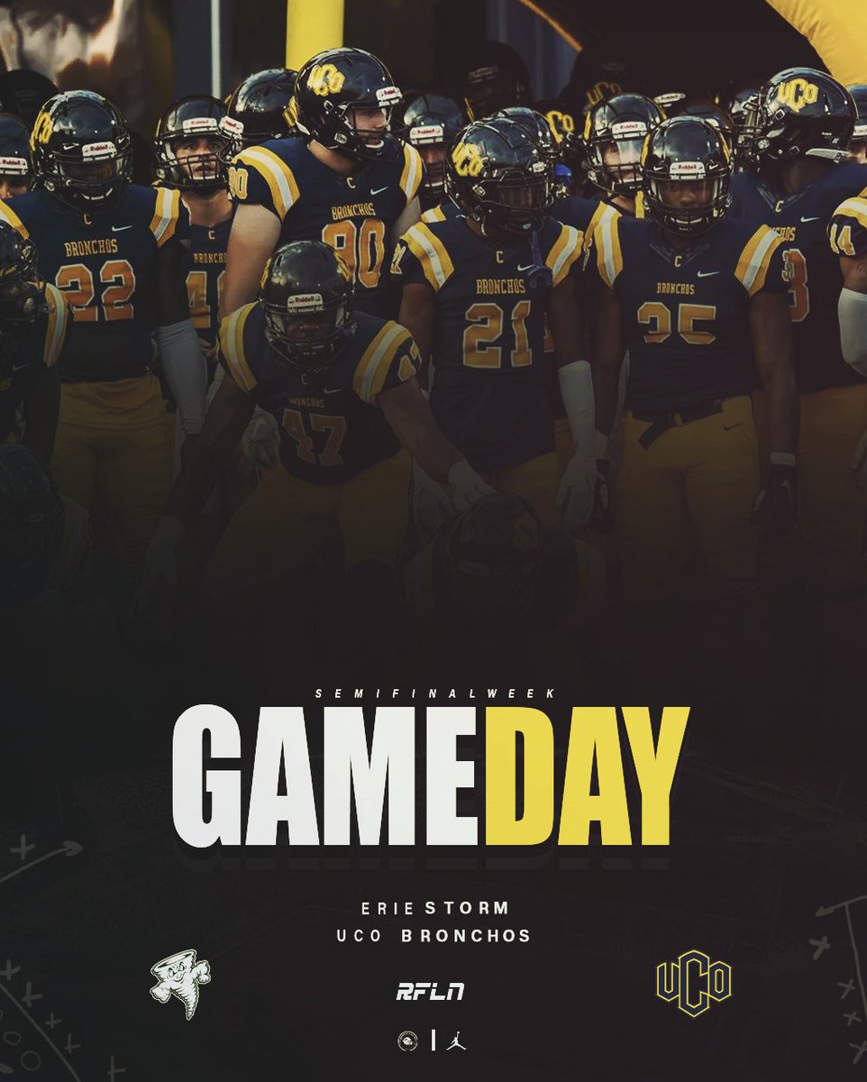RFCLUCO's tweet photo. IT'S GAMEDAY!!!!

Another season and another semifinal appearance for the Bronchos. It's a rematch of last seasons semifinal against Lake Erie. Catch us in California tonight at 7 CT on the RFL Youtube channel! https://t.co/AUIKEejHXK