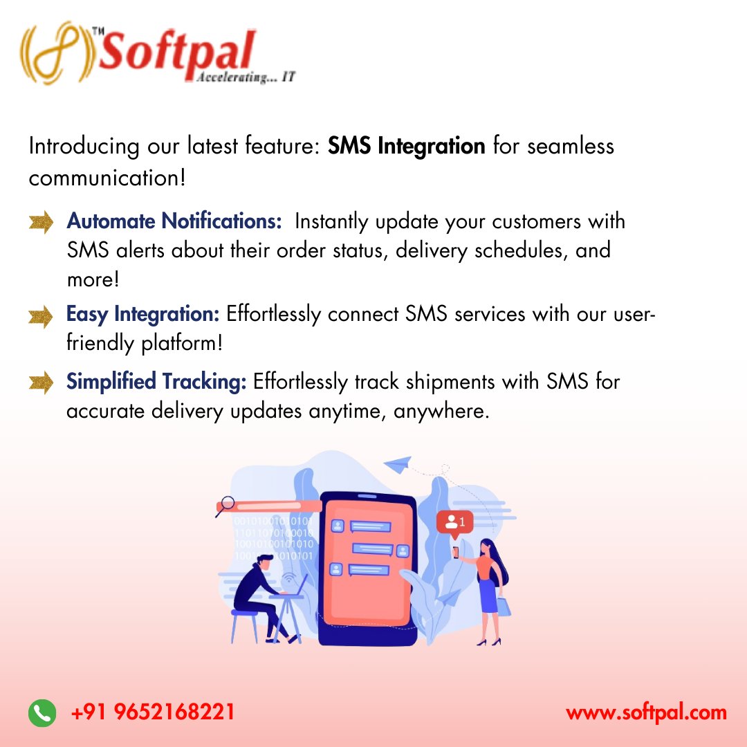 softpaltech's tweet photo. Upgrade your courier services with SMS Integration! Keep customers informed and deliveries on track.
https://t.co/7be8JJYBQR
#CourierManagement #SMSUpdates #softpaltech #softpal https://t.co/HUCdTry1XH