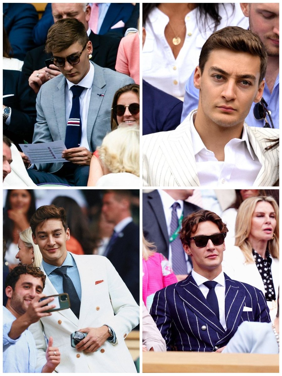 george at wimbledon through the years 🎾
