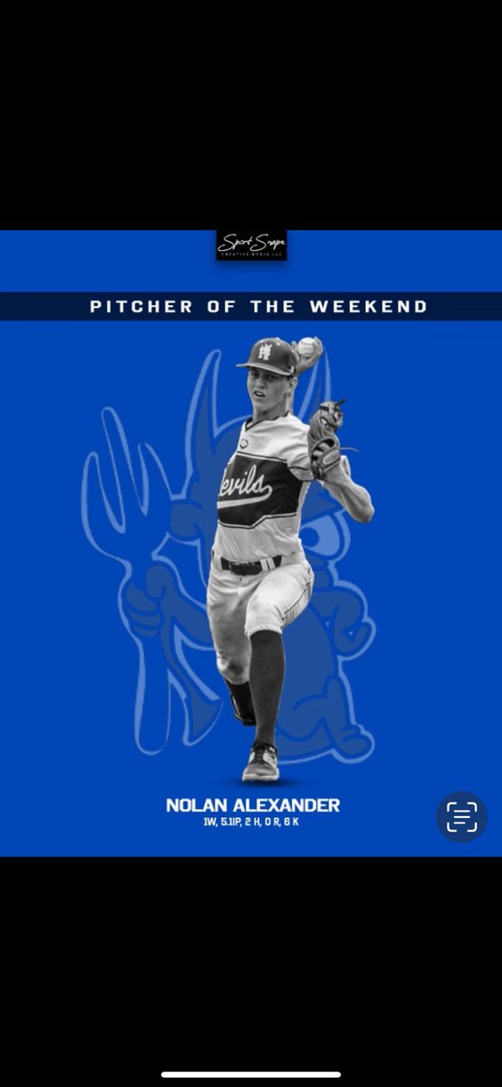 Another pitcher of the weekend Nolan has had tremendous starts all year. On Saturday he went 5 innings before allowing his first hit. Great Job Nolan. 

@al75582674