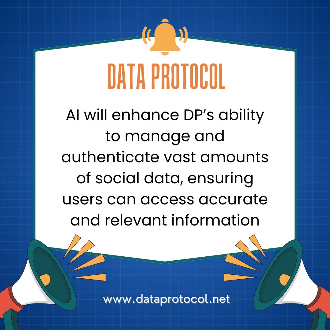 DataProtocoldp's tweet image. Embracing the Future: AI Integration in Data Protocol
🌐 dataprotocol.net
#dataprotocol #dptoken #dataprotocoltoken #ai #nft #web3