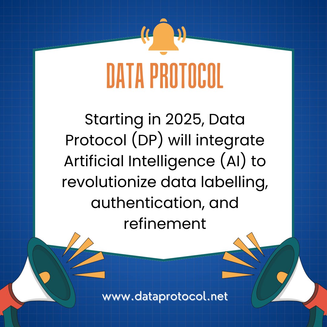 DataProtocoldp's tweet image. Embracing the Future: AI Integration in Data Protocol
🌐 dataprotocol.net
#dataprotocol #dptoken #dataprotocoltoken #ai #nft #web3
