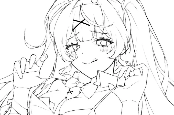 ラビットホールミクさん描いてます🐰