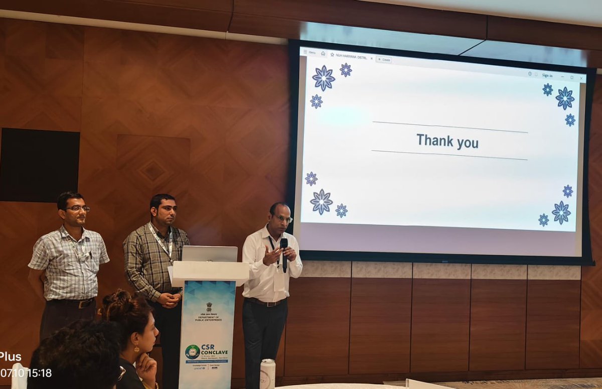 TbDivision's tweet photo. Dr Sanjay Kumar Mattoo- Joint Commissioner, CTD, shared insights of "TB free Workplace- guidance document" With the participants at #csrconclave2024.
#TBMuktBharat https://t.co/2GUE2DpA0l
