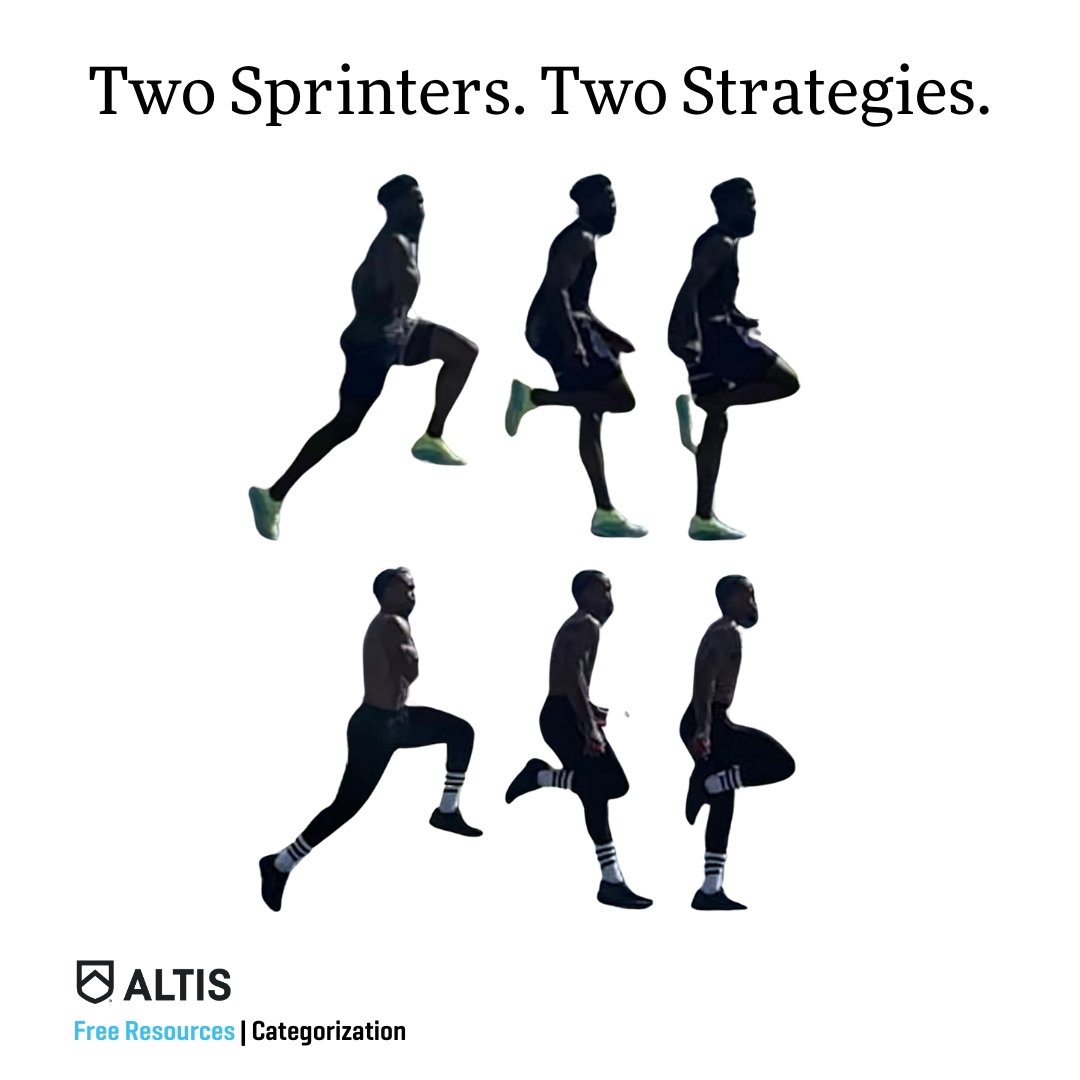 🎙️ Looking at this image, you can clearly see the different motor preferences of these two sprinters — one BOUNCES, the other DRIVES.

⚠️What does this mean? 

⚠️Why does this matter? 

🔥 Learn, in your FREE ebook - From Categorization to Coaching: loom.ly/hmbZuqc