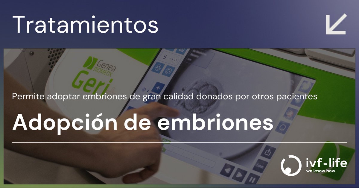 ivflife_'s tweet photo. La adopción de embriones es un tratamiento de fertilidad donde un embrión criopreservado es transferido al útero de una mujer receptora para el embarazo. Son embriones de gran calidad; provienen de personas que han cumplido su deseo de formar una familia. https://t.co/IgMGBPFhVU https://t.co/Itu5PuZduV