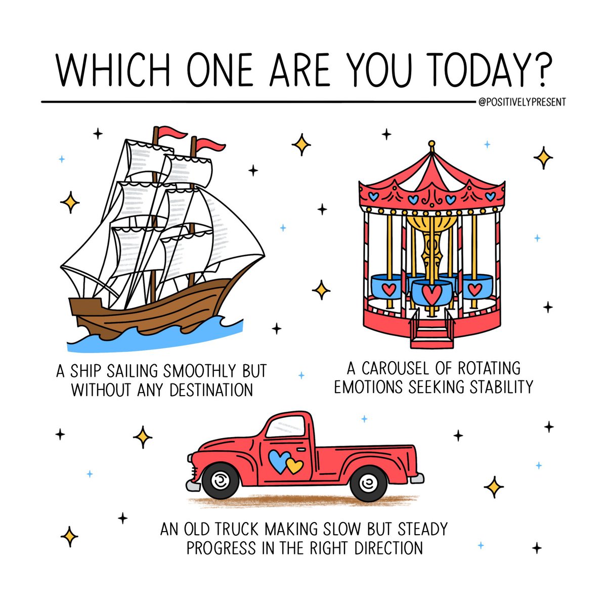 MrsVeriTea's tweet photo. Which one/two/three/if any, are you today? โต๏ธ๐ ๐
Anyone else feel like a bit of a old ๐ on a ๐ with some large ๐ the โต๏ธ is navigating?
#selfawareness #selfreflection #checkinwithyourself #checkinwithothers
@MissEmmaTurner @Toriaclaire @poppygibsonuk @_Emily_Hicks @OlkimGar https://t.co/ECyr5zwDd7