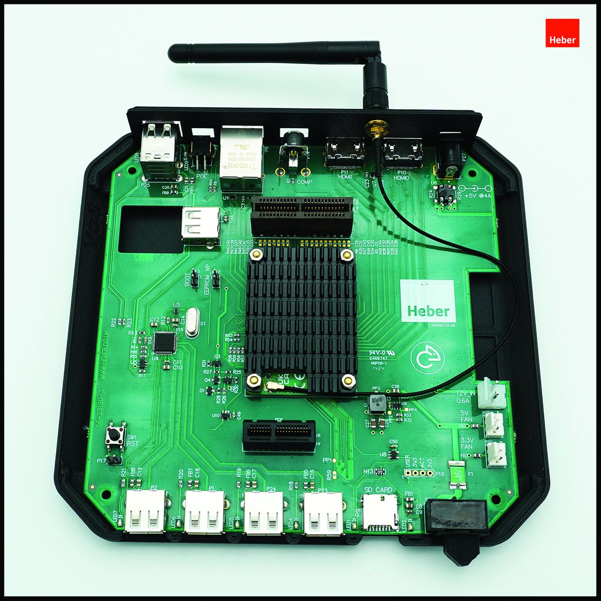 Heber_Limited's tweet photo. Heber’s newest console, the MultiPi, is now available for pre-order. It has been created for those who want to use the vast range of retro gaming emulation software available for the Raspberry Pi eco-system. For more information visit - https://t.co/MCupInMVZH https://t.co/GAYi7CEGc1