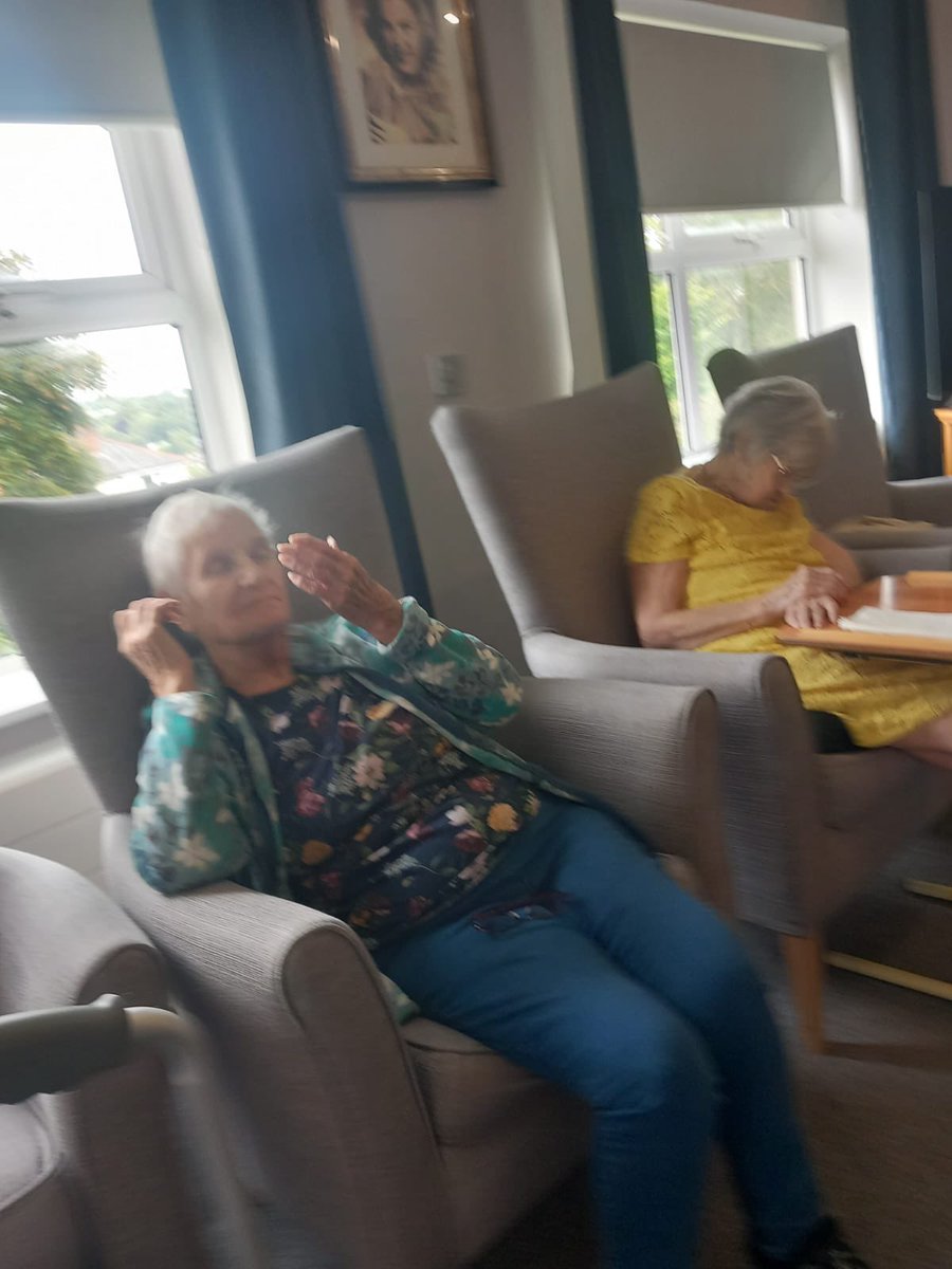 MillView_CH's tweet photo. Movement for Health! Getting the blood flowing and the music started #music #care #exercise https://t.co/zAekZD1G4N