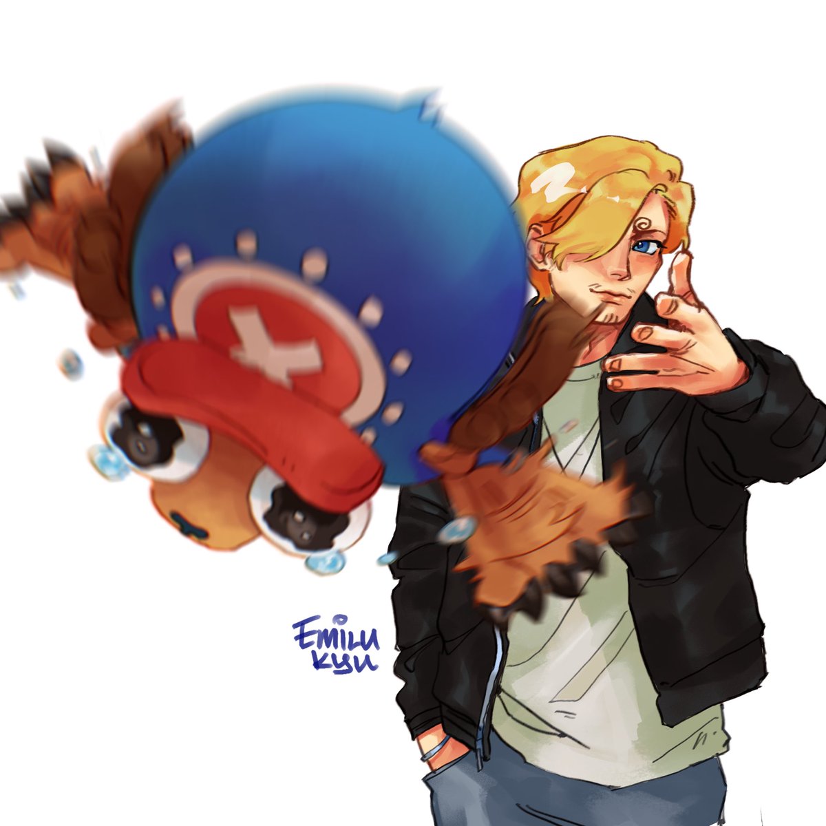 emilukyu's tweet photo. the real slim shady 
#sanji #chopper #Eminem𓃵 https://t.co/ldN1vh9V1F