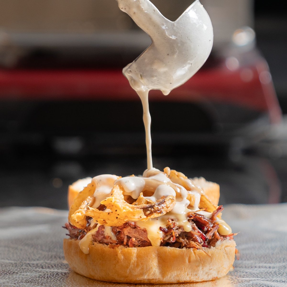 من الاخر 🍔😋 
#مطاعم_الرياض #كيو_اون_دا_قو