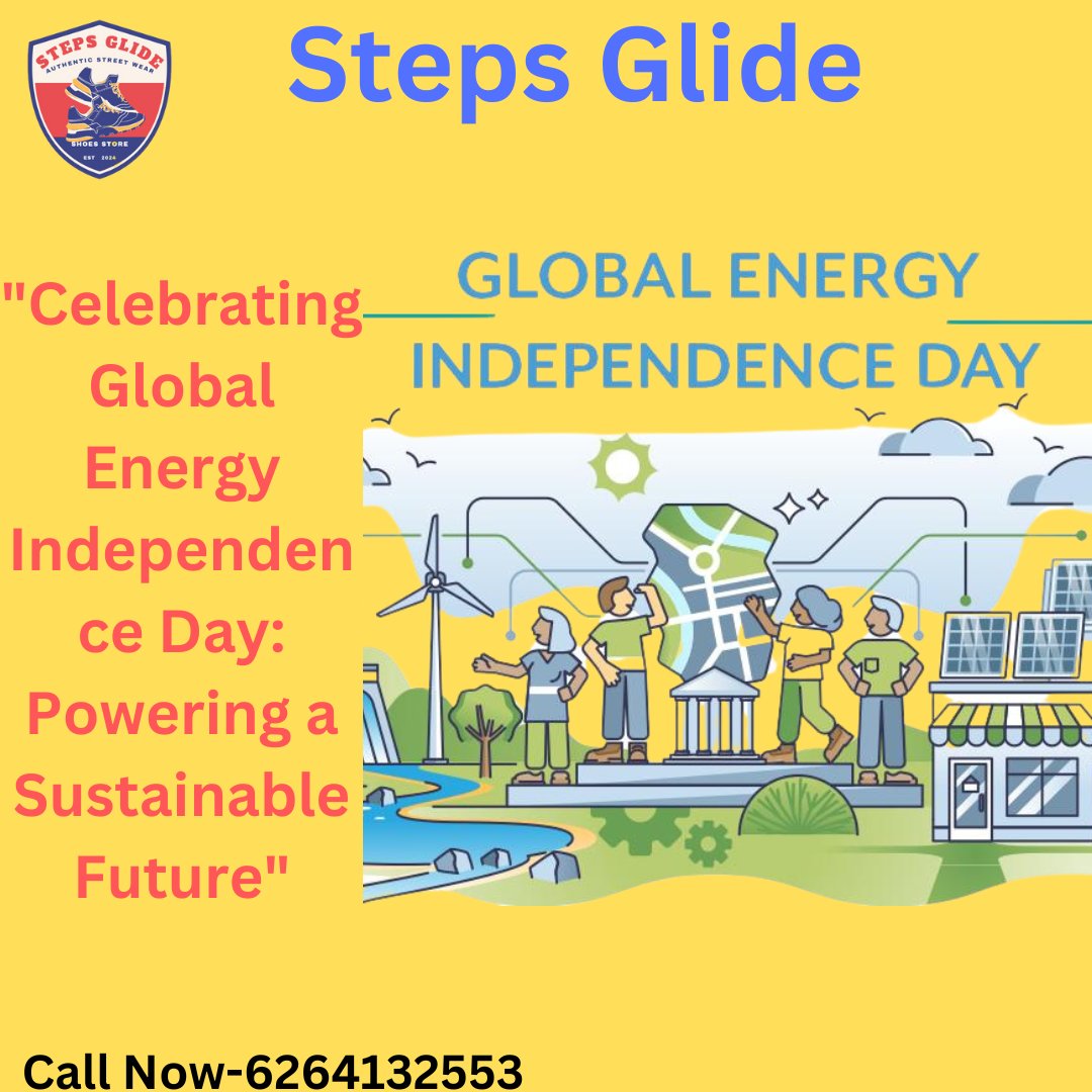 "Happy Global Energy Independence Day! 🌍 Let's celebrate the shift towards sustainable and renewable energy sources for a cleaner, greener future. 
#GlobalEnergyIndependenceDay #EnergyIndependence #RenewableEnergy #SustainableEnergy #CleanEnergy #GreenEnergy #EcoFriendly