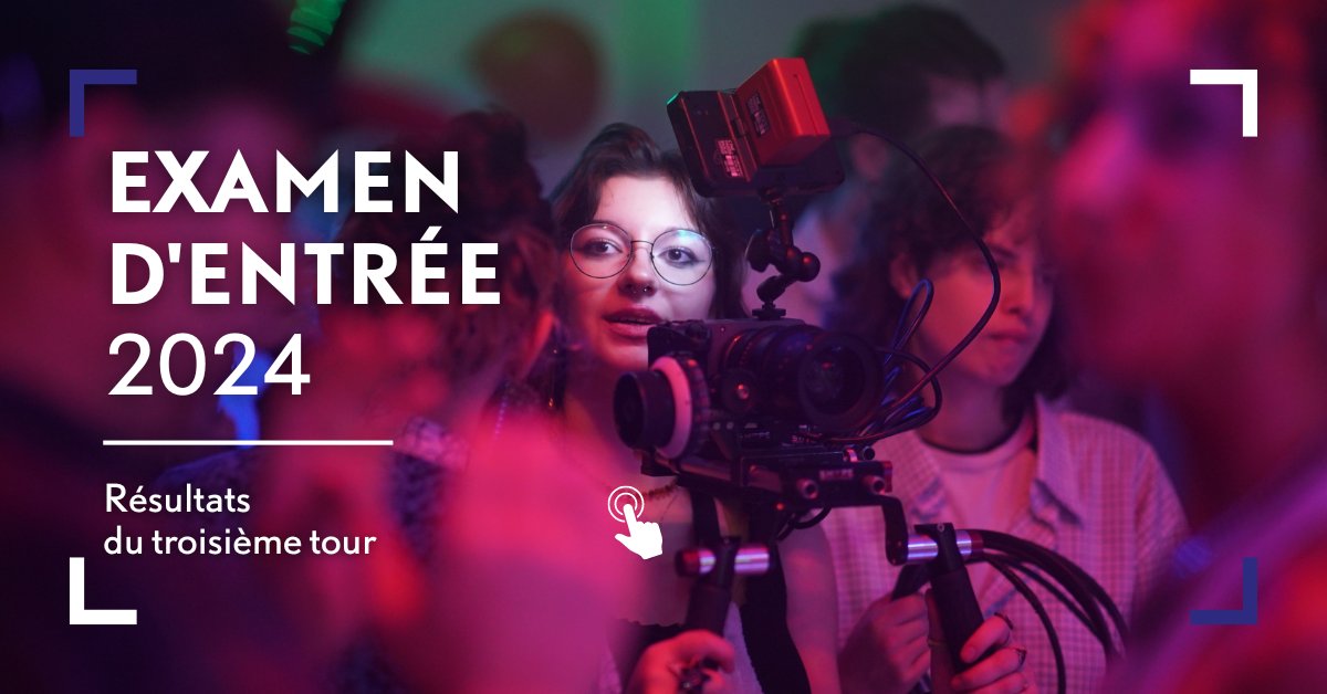 CineFabrique's tweet photo. 📣 EXAMEN D'ENTRÉE – Les résultats du troisième tour sont là ➲ https://t.co/pIQaJ0uwMY https://t.co/AxenA4DNsn