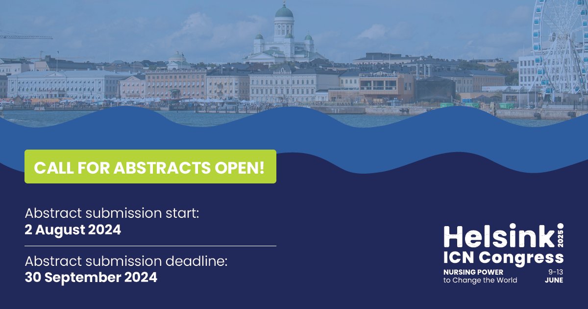 #ICNCongress #ICN2025 abstract submissions open on 2 Aug! ICN will be holding a webinar designed to provide valuable information regarding the process, so join us to see how you can best share your work! More here: bit.ly/3WsQoln