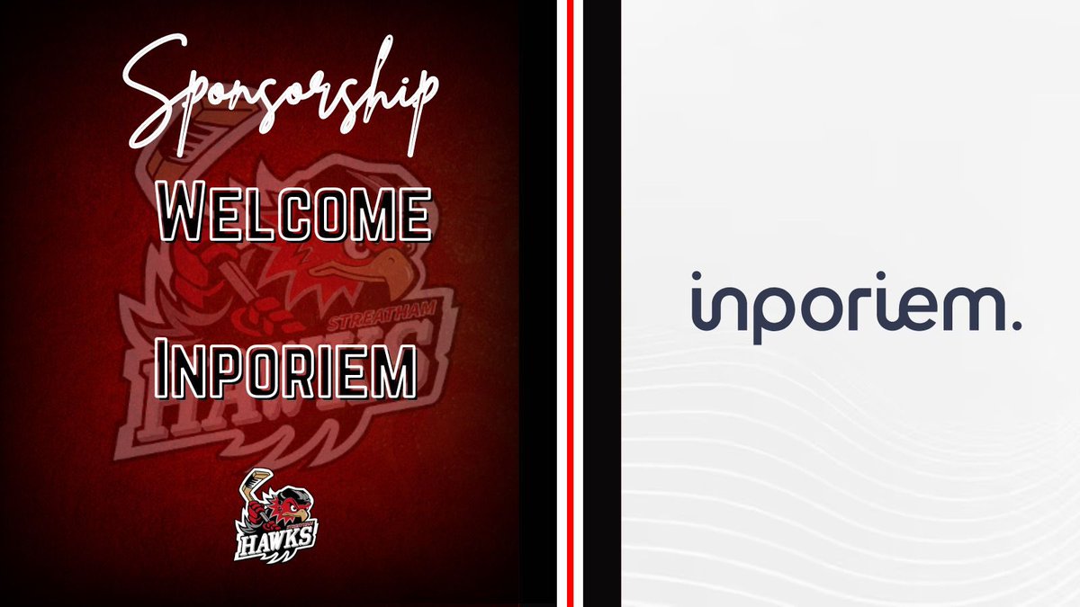 🦅 The Streatham Blackhawks would like to welcome Inporiem as a team sponsor for the 2024/2025 season. 

Watch this space as we begin to announce signings for the upcoming season…