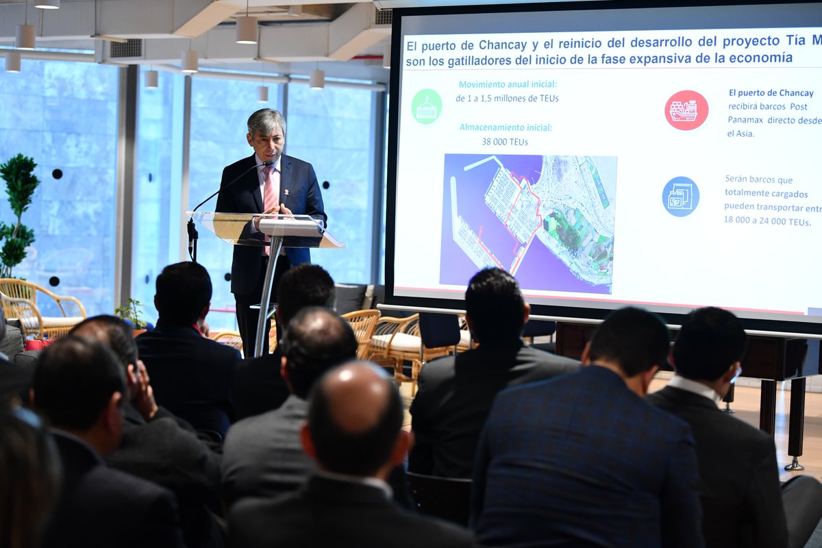 MEF_Peru's tweet photo. ✅Con la finalidad de informar la importancia de la inversión privada en el país 🔴el ministro @JoseArista_A participa en evento de lanzamiento del próximo Road Show, organizado por inPerú, que se realizará en Nueva York del 3 al 5 de setiembre. https://t.co/Y1XA1ZJsxB