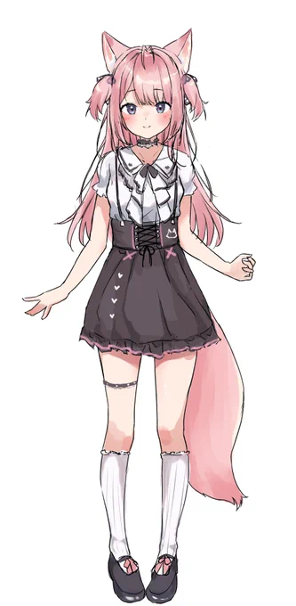 制服かなとも思ったけど、こんな感じで…! #こより新衣装予想 