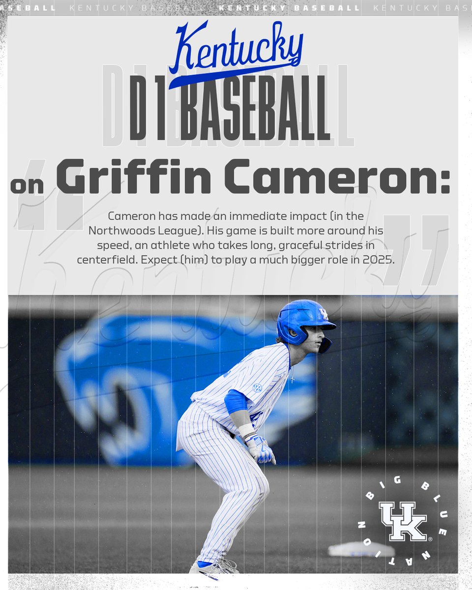 UKBaseball's tweet photo. Is batting .390 with 13 stolen bases in 13 attempts good? Asking for a friend.

@GrifCameron15 x @LS_Chinooks | @d1baseball https://t.co/HWqrNr3OVw