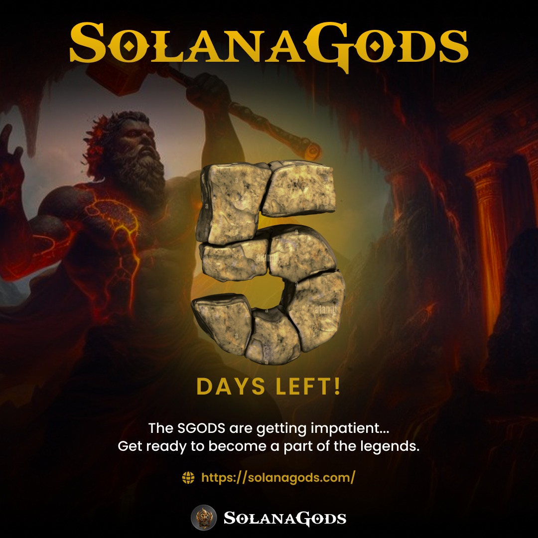 🚀 5 Days Until SGODS Public Sale! 🚀

The divine descent is near! Only 5 days left until the SGODS public sale launches. Prepare to join the legend and secure your place in the realm of the divine

#SGODS #PublicSale #CryptoOpportunity #SolanaGods #JoinTheDivine  #binaryoption