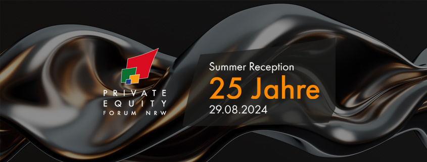 Jetzt Ticket sichern !

Let's network again: Am 29. August 2024 um 18:00 Uhr in der alten Seifenfabrik Dr. Thompson's. Lasst uns zusammen unser 25 jähriges Jubiläum zelebrieren.

Weiter Infos und Tickets unter: private-equity-forum.de/event/psr24/