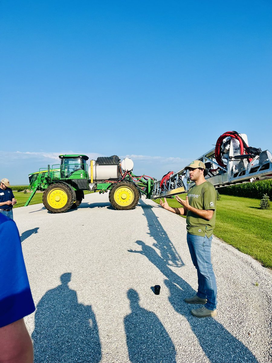 Excited to learn more about the Greeneye Spraying System and see it in action! <a href="/GreeneyeAg/">Greeneye Technology</a> #greeneyeag #agriculture #ag #future #bayer #Nebraska