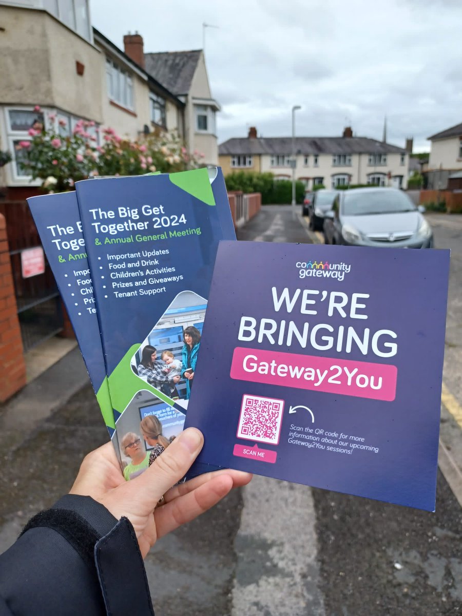 Out and about in Ashton. Promoting our Gateway2You sessions, The Big Get Together and our Tenant Hub. Some of the ways that tenants can have their voice heard and influence services! @CGAPreston
