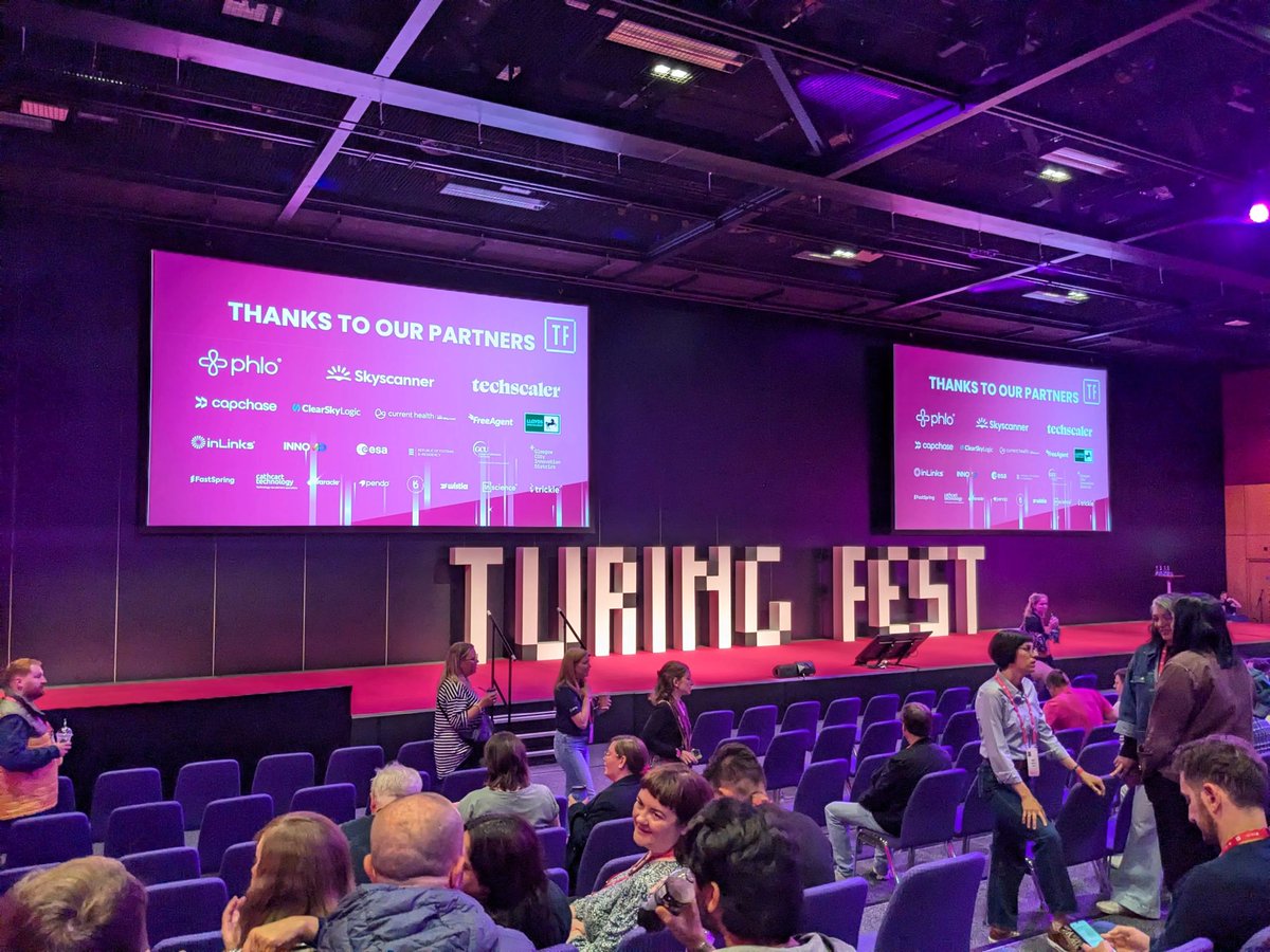 WeArePhlo's tweet photo. We're on the final countdown to the end of @turingfest Day 2 ⌛
Catch us while you can in the main exhibition area and chat to our team about everything healthtech 🤝
#turingfest #techsector #techscotland #healthtech https://t.co/GaHD47iB9L