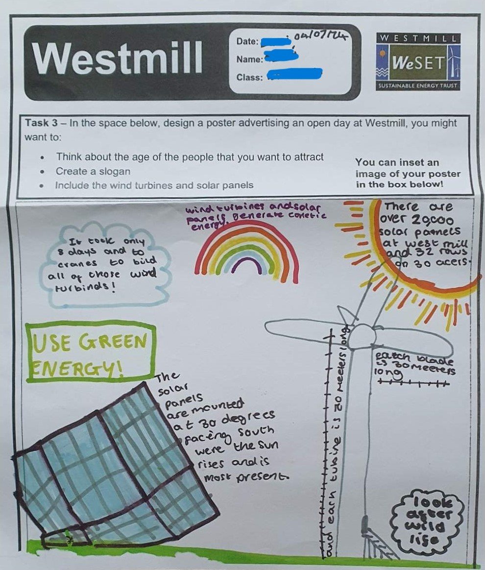 <a href="/MulberryBushOrg/">The Mulberry Bush</a>  Thank you so much for sending us these two brilliant examples of posters promoting #RenewableEnergy  and #SustainableLiving They're great and made my day!  If  you'd like me to visit and run any activities/workshops in school please let me know 😃
