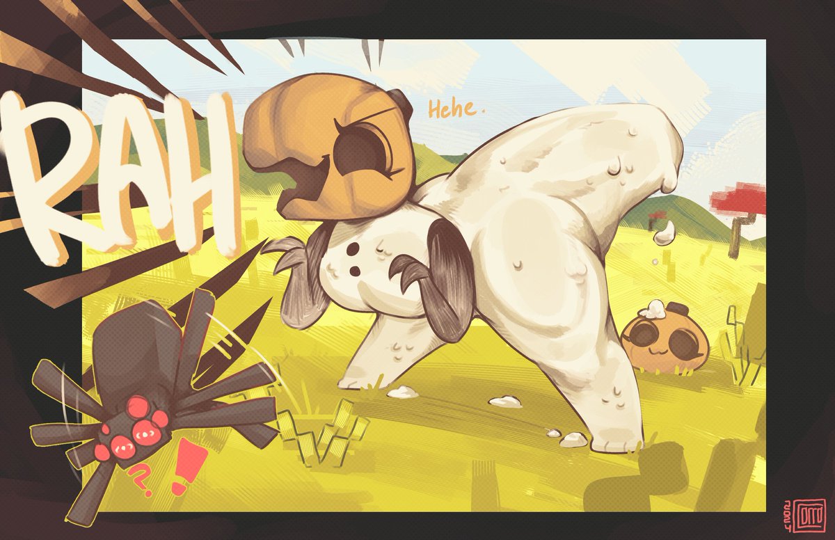 Corromon's tweet photo. Realised she kinda had t-rex arms. https://t.co/DpDP7KIyCr