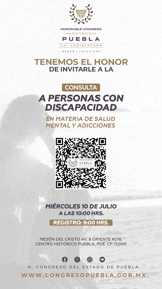 edgargarmendia2's tweet photo. ☔️😃Buenos y lluviosos días, que tengan un estupendo #Miércoles; recuerden salir con paraguas.
Hoy en el #PoderLegislativo celebraremos el #ForoDeConsulta que permita la colaboración de las personas con discapacidad y de los ciudadanos en general, con sus opiniones y propuestas en un rubro tan importante como es la salud mental y adicciones.
Los esperamos.👋🏽