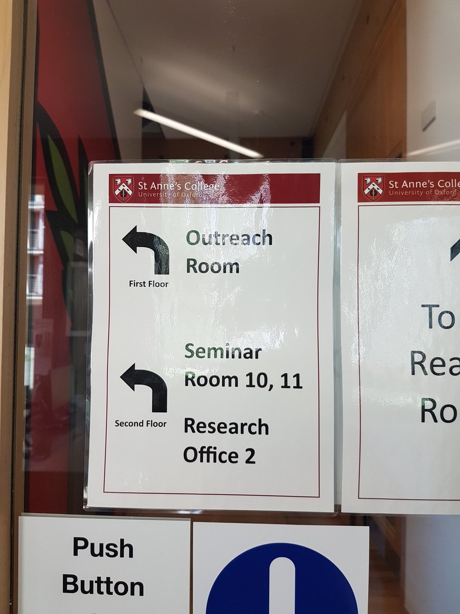 We're excited for the start of #PoP24. Come in via the Tim Gardam Building and up through the first floor to the Outreach Room for our reception and registration