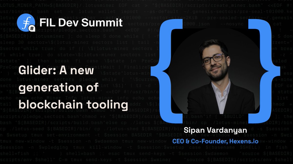 Join us at #FILDevSummit with <a href="/Hexen1337/">Sipan V'artagnan ⚖️⚡️</a> from hexens.io on the talk about Glider which is changing the game in #smartcontract analysis