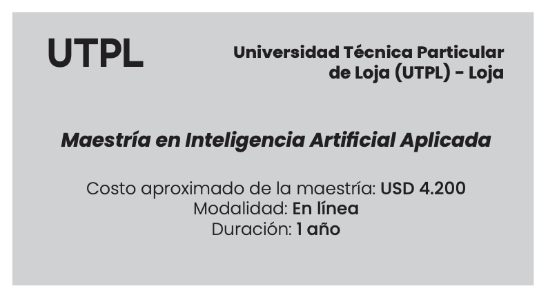 lrbarba's tweet photo. 📚 Las maestrías más demandadas en 2024 incluyen la Maestría en IA de @UTPL. 🚀 ¡Prepárate con profesores calificados y abre nuevas oportunidades en tu carrera! 🌐#MaestríaIA #EducaciónSuperior #InteligenciaArtificial

Ekos 361 - Jun 2024 https://t.co/lyEcZmHT4b https://t.co/yyv4QTeRIl