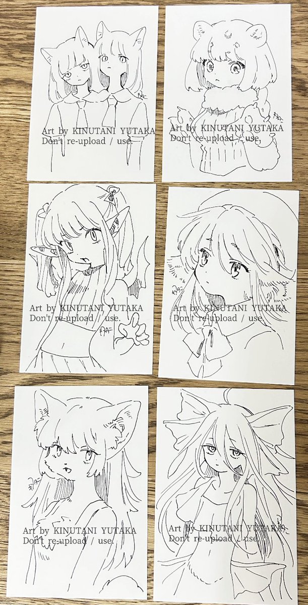 明日の個展に持っていく予定の原画です 額はもう消えました 袋に入れます
