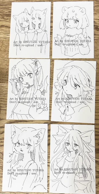 明日の個展に持っていく予定の原画です 額はもう消えました 袋に入れます