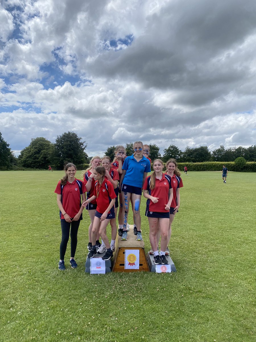 Burlington takes 1st place for yr 9 girls relay !! #BrillliantBurlington