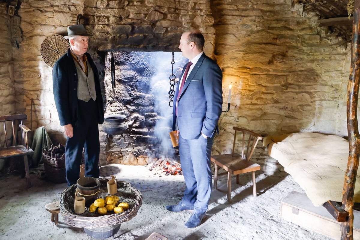 Communities NI (@communitiesni) on Twitter photo During a visit to the <a href="/folkparkomagh/">Ulster American Folk Park</a>, one of four museums in the care of <a href="/NatMuseumsNI/">National Museums NI</a>, Minister <a href="/GordonLyons1/">Gordon Lyons MLA</a> had an opportunity to tour its open-air facilities and visitor centre.
The Minister heard about the proposed redevelopment project that will provide major improvements During a visit to the <a href="/folkparkomagh/">Ulster American Folk Park</a>, one of four museums in the care of <a href="/NatMuseumsNI/">National Museums NI</a>, Minister <a href="/GordonLyons1/">Gordon Lyons MLA</a> had an opportunity to tour its open-air facilities and visitor centre.
The Minister heard about the proposed redevelopment project that will provide major improvements