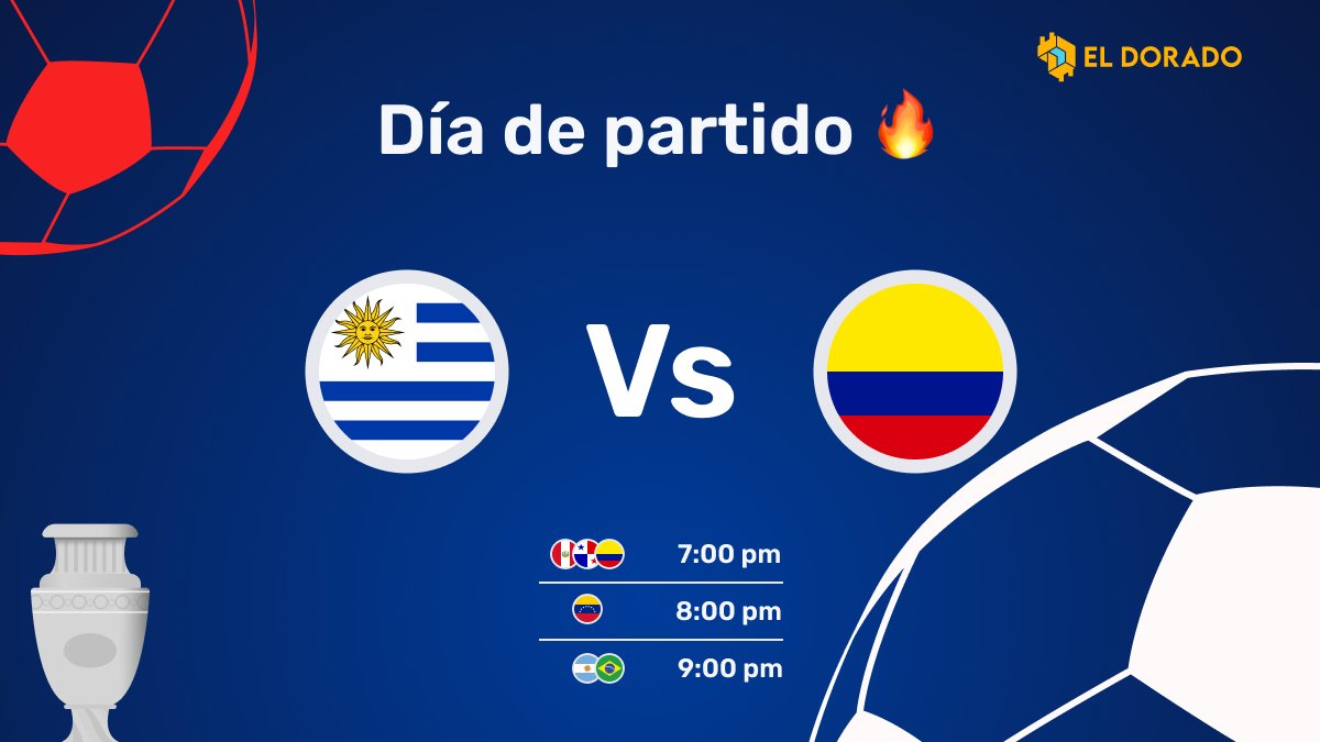 eldoradoio's tweet photo. ⚽🔥 ¡Aquí vienen otros 30 USDT!

¿Cuál será el resultado del Uruguay vs. Colombia?

Para ganarte los 30 USDT debes:
1. Completar al menos un P2P durante el día
2. Comentar el resultado final
3. Compartirnos tu usuario de El Dorado