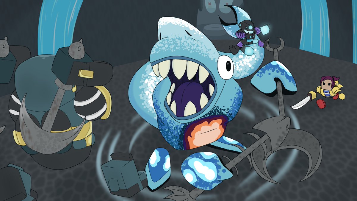 Trovesaurus's tweet image. Going Against Gobber
 new Trove fan art by Adigii
 trovesaurus.com/art=10105 @TroveGame