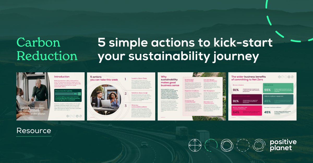 PositivPlanetHQ's tweet image. If you missed out on joining our Navigating Net Zero webinar earlier today, catch up on the key talking points by downloading our latest Carbon Reduction Guide.

Quick carbon reduction actions ➡️ positiveplanet.uk/resource/simpl…

#CarbonReduction #NetZeroWeek