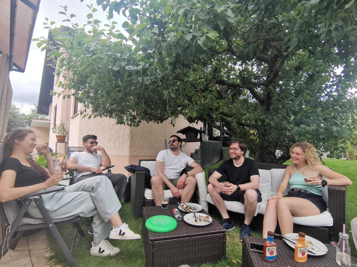 Jeremias_lab's tweet image. 🚀 The @Jeremias_lab just had an amazing lab trip to Ingolstadt☀️: the BBQ was a blast with tons of delicious food, great company, and unforgettable memories. Can't wait for the next adventure with this fantastic team! Special thanks to our host Lili!