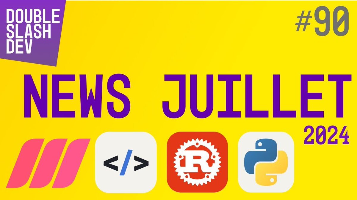 doubleslash_dev's tweet photo. Nouvelle épisode du #podcast Double Slash pour les news pour juillet 2024.
Nous évoquons des gestionnaires de packages, vérifier la sécurité de son site, des tools de dev, le futur d'Astro, un article Symfony vs Laravel....

🎧  https://t.co/sRhqLALVy3
📺  https://t.co/TV4XQWbmuu https://t.co/uZFtOY56bC