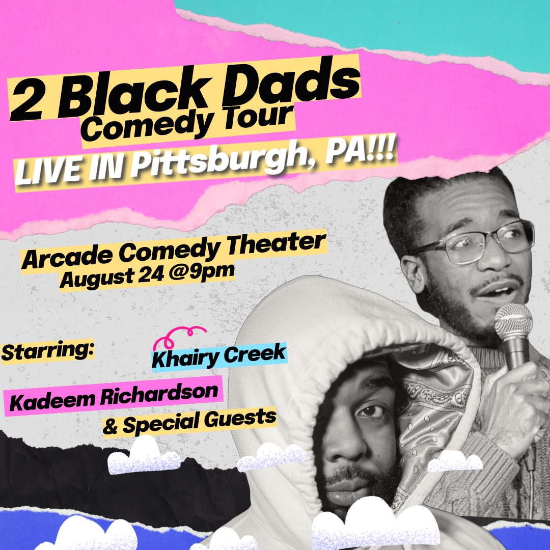 Catch our hosts <a href="/KhairyCreek/">Khairy Creek</a> &amp; <a href="/KadeemGotJokes/">K.Rich</a> LIVE 

New York 8/15
<a href="/wsidecomedyclub/">WestSide ComedyClub</a> 

Dallas, TX  8/22 
<a href="/Dallas_Comedy/">Dallas Comedy Club</a> 

Pittsburgh, PA 8/24 
@ArcadeComedy 

Tickets: linktr.ee/KhairyCreek