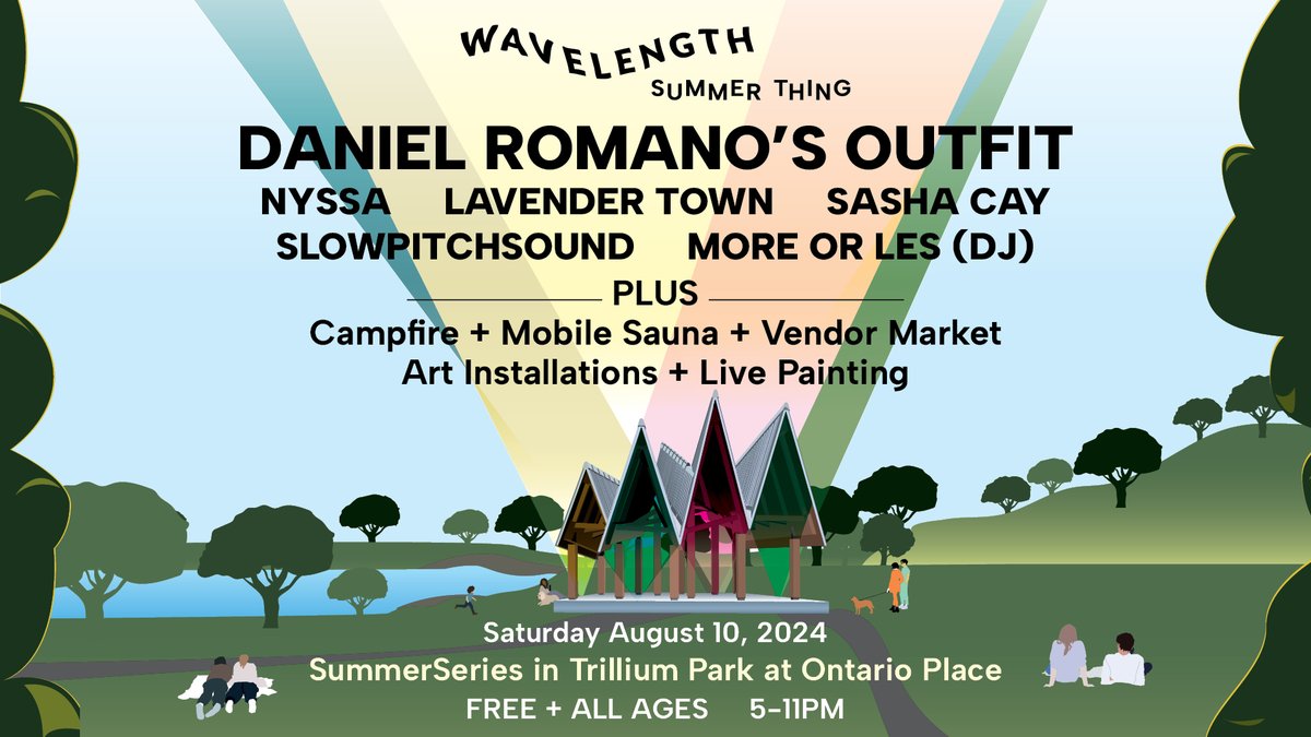 Wavelength Music (@wavelengthmusic) on Twitter photo We’re back at SummerSeries in Trillium Park at <a href="/OntarioPlace/">Ontario Place</a> for a full day of music, art and community by the water! The Wavelength Summer Thing once again FREE, licensed and open to All Ages. We’re back at SummerSeries in Trillium Park at <a href="/OntarioPlace/">Ontario Place</a> for a full day of music, art and community by the water! The Wavelength Summer Thing once again FREE, licensed and open to All Ages.