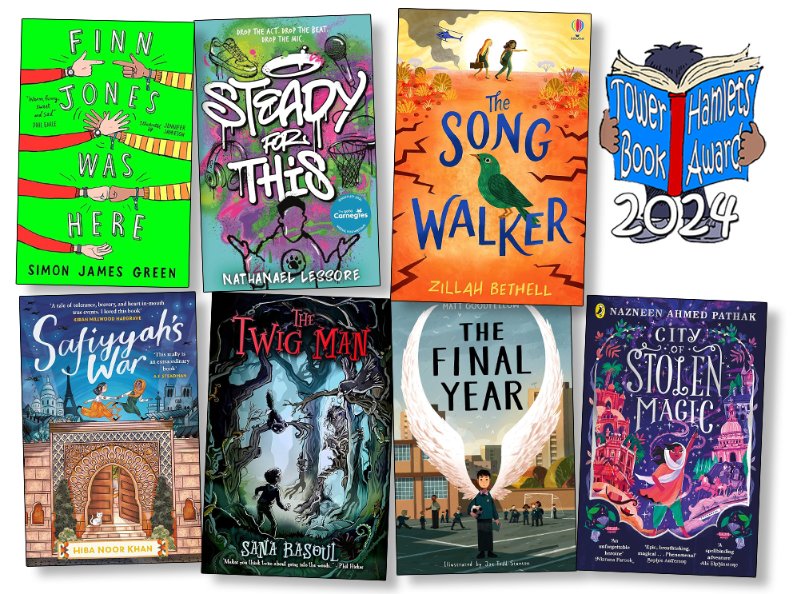 thsls's tweet photo. We're excited to announce our selections for the 2024 Tower Hamlets Book Award! It was so tough to choose that we picked 7 titles instead of our usual 6! Congrats to all the selected books. Can't wait to see which one wins! 📚🏆 #TowerHamletsBookAward #BookLovers #edutwitter https://t.co/sYrBOEtuAX