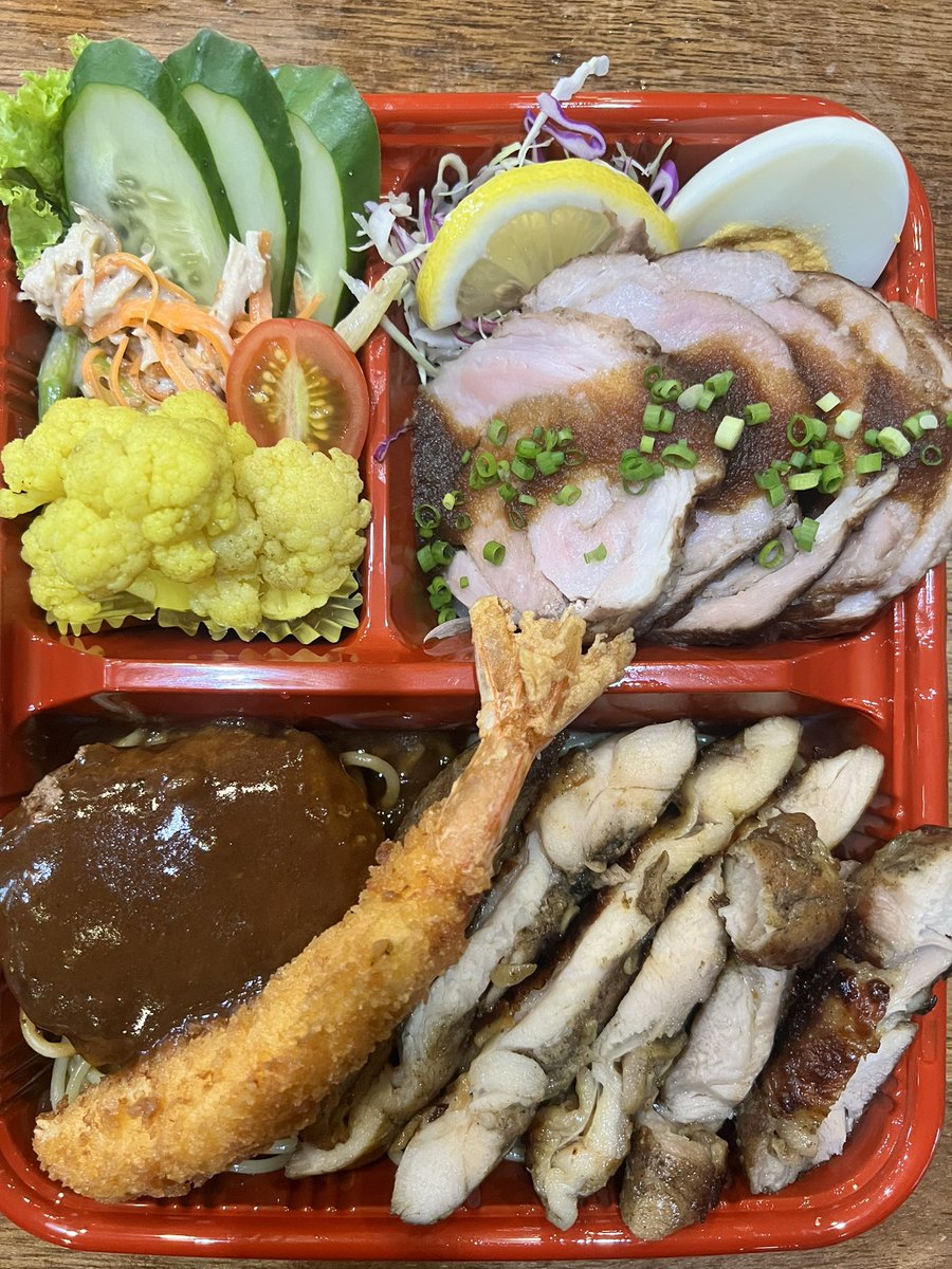 avidsyn's tweet photo. 本日のお弁当🍱(ご飯と味噌汁別盛)と予約のお任せメニューでした。 https://t.co/DXSQSj1xxj