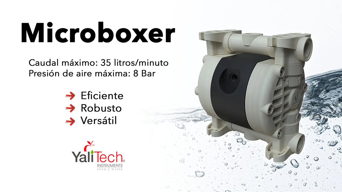 YaliTec's tweet image. 👉🏼 En #YaliTech estamos en constante búsqueda de tecnología para eficientar tus procesos, por ello, te presentamos la bomba Microboxer de 35 l/m

📞 Llámanos al Teléfono +56228988221
📧 Escríbenos a ventas@yalitech.cl
#YaliTechChile #CuidemosElAgua #SistemasdeControl