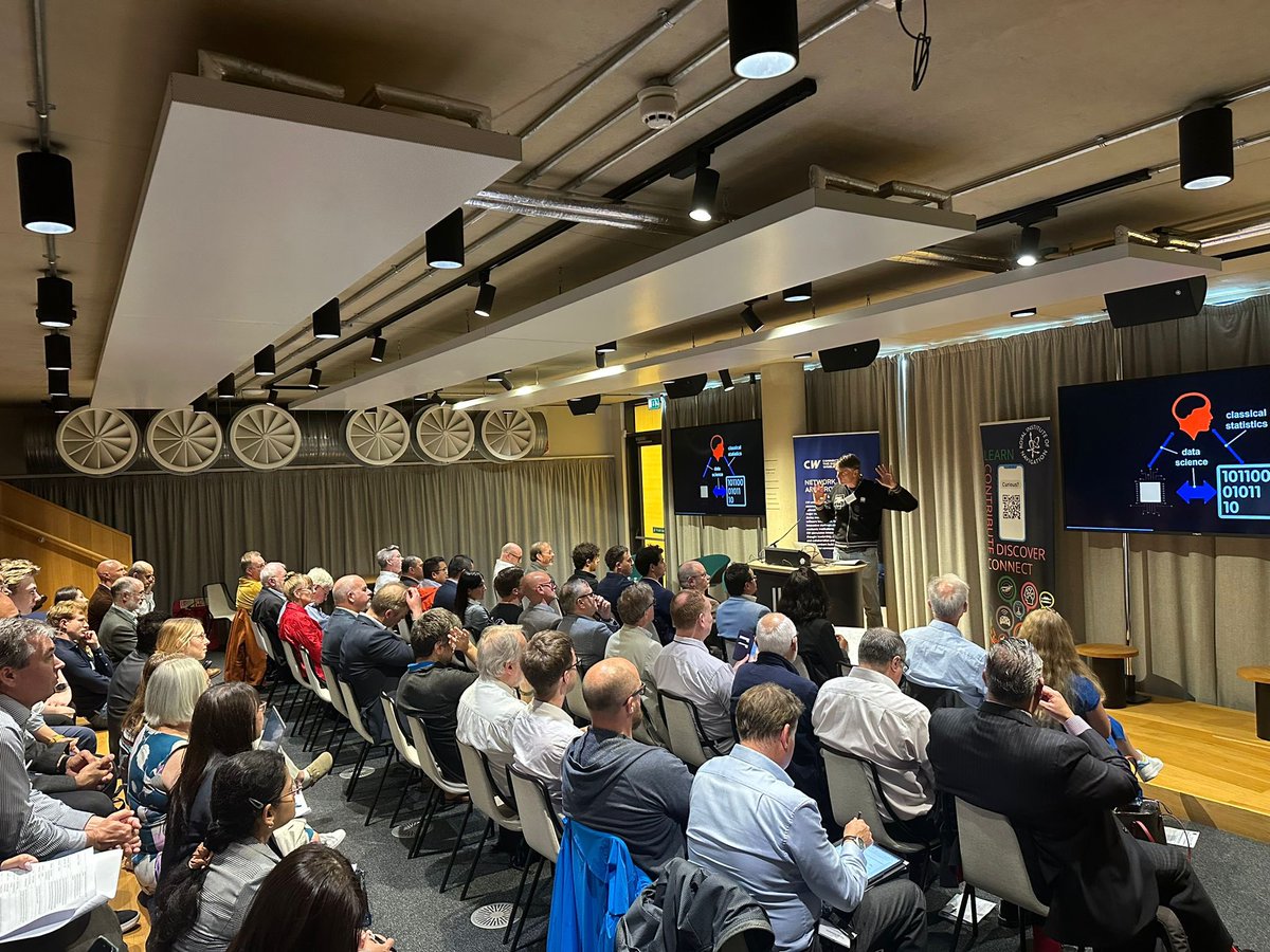 at_RIN's tweet photo. Prof Neil Lawrence, DeepMind Professor of Machine Learning @Cambridge_Uni delivers the opening keynote exploring the fundamentals of human intelligence at the ‘Navigating the #AI revolution in #PNT’ joint RIN & @CambWireless event. #CWRadioTech https://t.co/IvBjEWev60